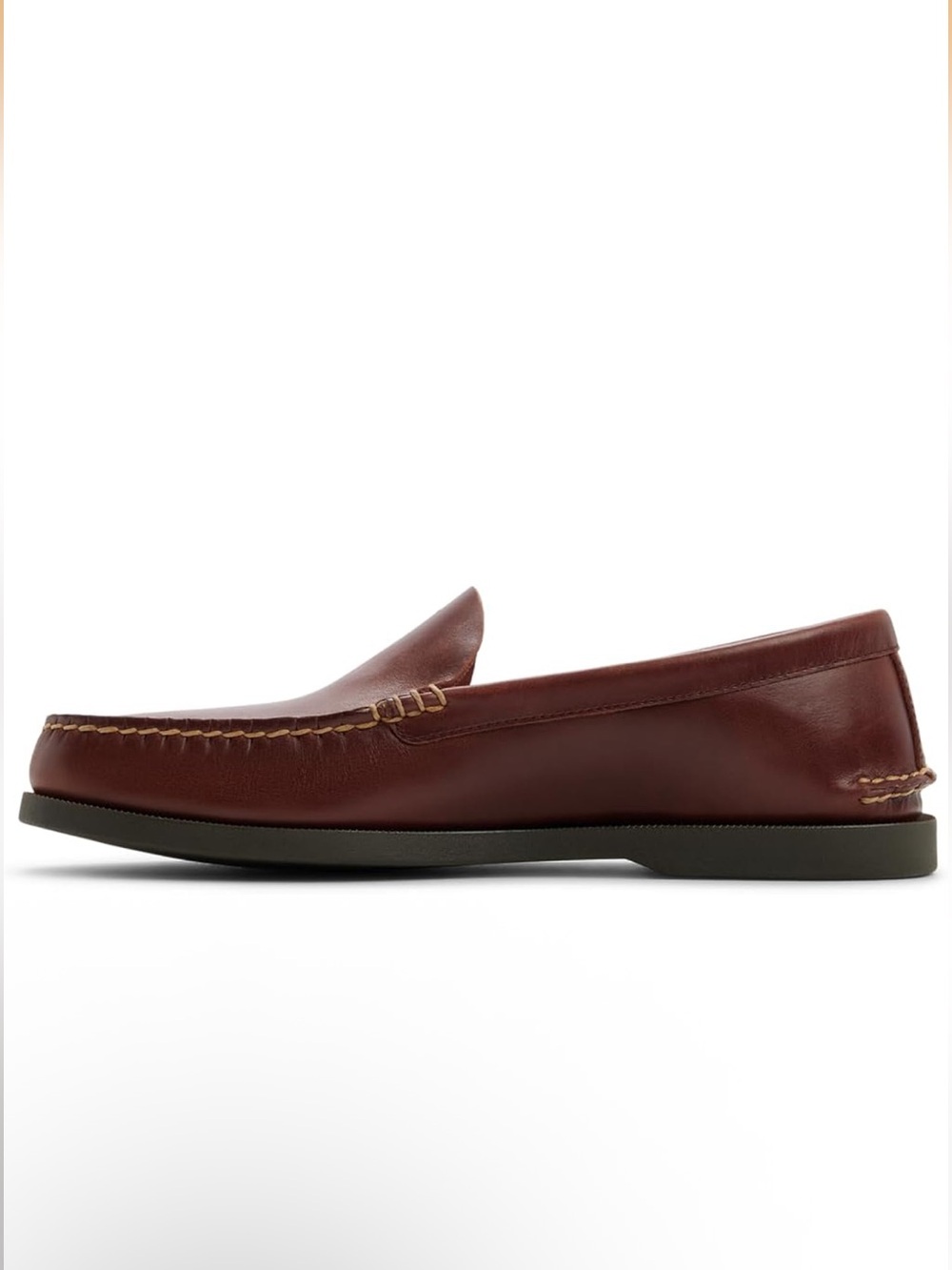 Sperry Mens Authentic Original Leather Venetian Loafer brown nwot size 12